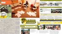 Website presentation of ADH Congo – from early beginnings until today